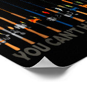 Fishing Rods Are Like Tato Chips You Can't Have Ju Poster (Ecke)