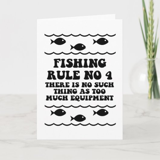 Fishing Rule No 4 Karte (Vorderseite)