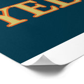 Fishing Scene - Yellowstone Nationalpark Poster (Ecke)