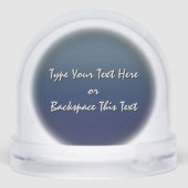 Fishing Snow Globe Custom Coho Salmon Snow Globe Schneekugeln (Rückseite)