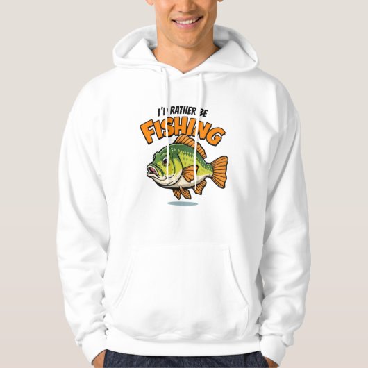 Fishing t-shirt / hoodie (Vorderseite)