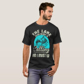 Fishing The Lake Alan Henry Is Calling And I Must  T-Shirt (Vorne ganz)