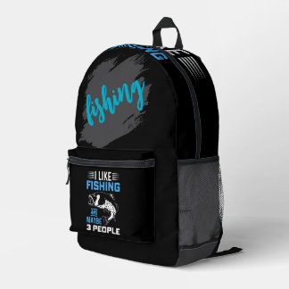 Fishing Theme  Bedruckter Rucksack