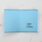 Fishing themed Folded Greeting Card Karte (Innenseite)