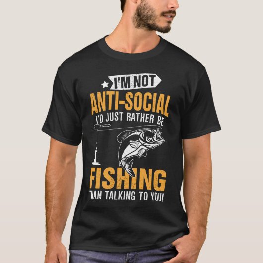 Fishing themed t-shirt (Vorderseite)