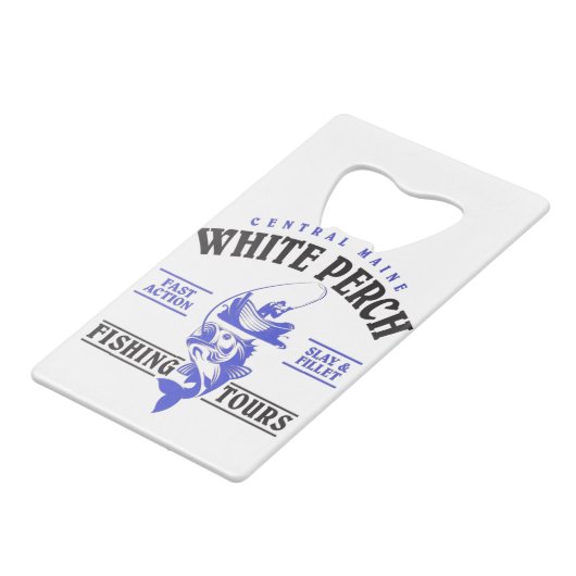Fishing Tours Geldbeutel Flaschenöffner (Rückseite Schrägansicht)