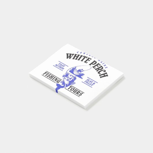 Fishing Tours Post-it Klebezettel (angewinkelt)