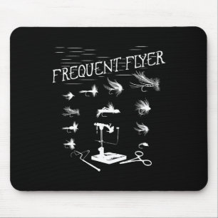 Fishing Tying Fun Fisherman Weihnachtsväter Mousepad
