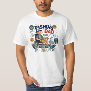Fishing-Vater Lustiges Fischer-Vater T-Shirt