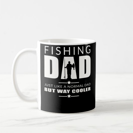 Fishing Vater Vathers Day Fishing Cooler Vater Vät Kaffeetasse (Links)