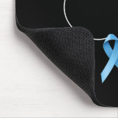 Fishing Warrior Prostatakrebs Fischer Hellblau Mousepad (Ecke)