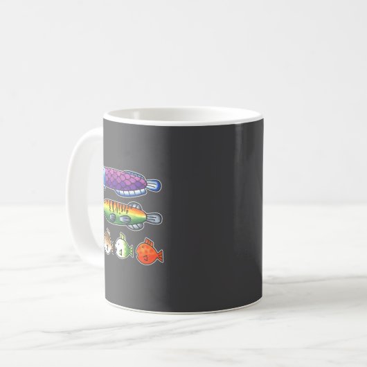 Fishing Wii Srts Fish Species Kaffeetasse (Vorderseite Links)