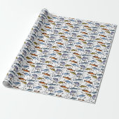 Fishing Wrapping Paper Geschenkpapier (Ungerollt)
