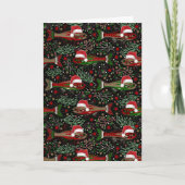 Fishing You a Merry Christmas Red Green Trout Karte (Vorderseite)