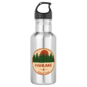 Fishlake National Forest Edelstahlflasche (Vorderseite)