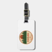 Fishlake National Forest Gepäckanhänger (Vorderseite vertikal)