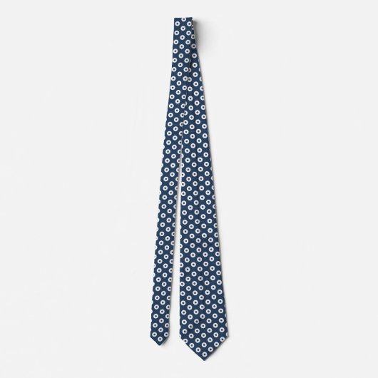 Fishman Donut monotone Necktie Krawatte (Rückseite)