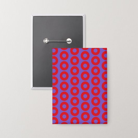 Fishman Donut Ornaments Button (Vorderseite/Rückseite)