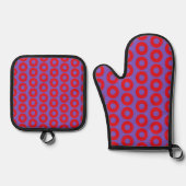Fishman Donut Oven Mitt & Pot Holder Set (Vorderseite)