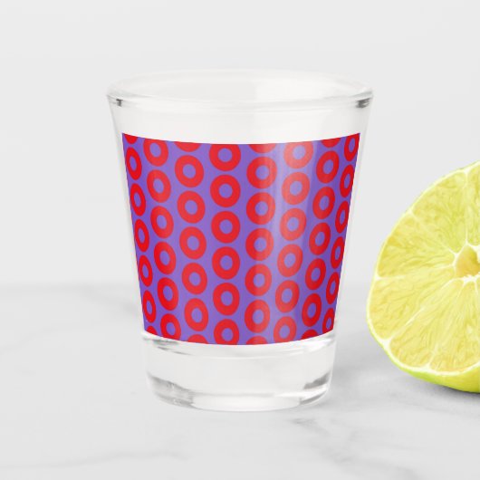 Fishman Donut Shot Glass Schnapsglas (Vorderseite)