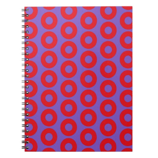 Fishman Donut Spiral Notebook Notizblock (Vorderseite)