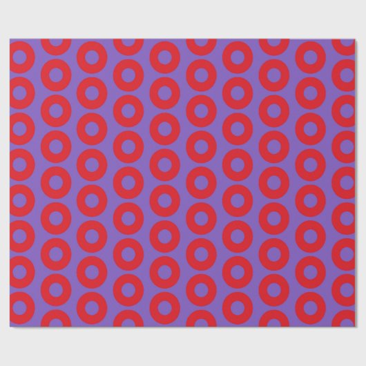 Fishman Donut Wrapping Paper Geschenkpapier (Flach)