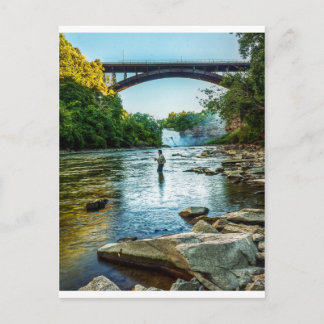 Fishman of the Genesee Postkarte