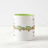 Fishmore u. Campsome, Ruhestands-Tasse Zweifarbige Tasse (Mittel)