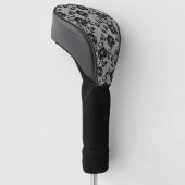 Fishnet Black Lace Golf Head Cover Headcover (angewinkelt)
