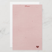 Fishnet und Liebe Letter Paper! Briefpapier (Vorne/Hinten)