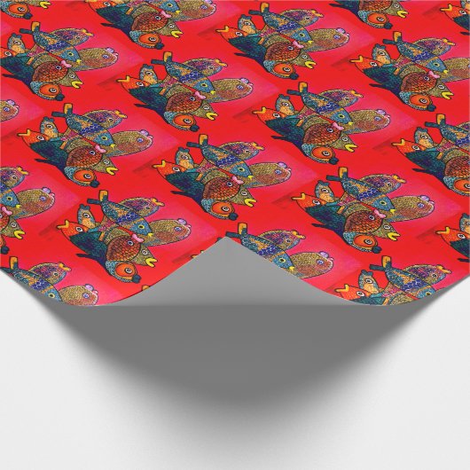 Fishout Wrapping Paper Geschenkpapier (Ecke)