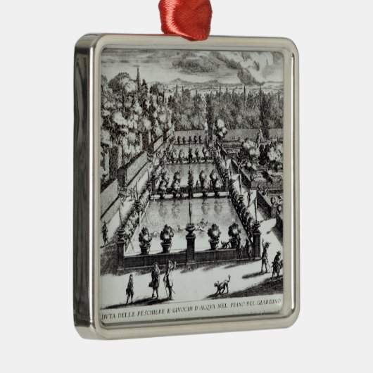 Fishponds an Landhaus d'Este, Tivoli, von 'Le Silbernes Ornament (Rechts)