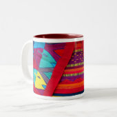 Fishs des Meeres Zweifarbige Tasse (Vorderseite Links)