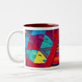 Fishs des Meeres Zweifarbige Tasse (Links)