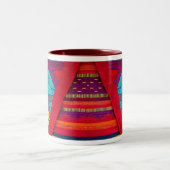 Fishs des Meeres Zweifarbige Tasse (Mittel)