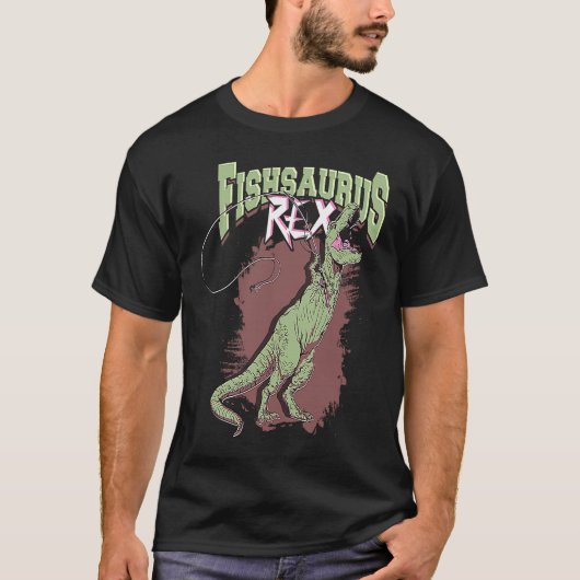Fishsaurus rex u2013 Foreut Fisheries Rex T-Shirt (Vorderseite)