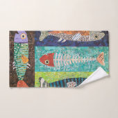 Fishy Badezimmer Handtuch (Handtuch)
