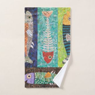 Fishy Badezimmer Handtuch
