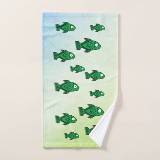 Fishy Badhandtuch Set (Handtuch)