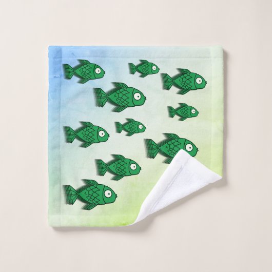 Fishy Badhandtuch Set (Waschlappen)