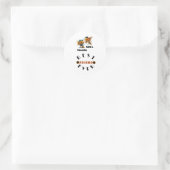 Fishy Best Friend Forever Besties Runder Aufkleber (Tasche)