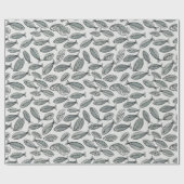 Fishy Blätter Geschenkpapier (Flach)