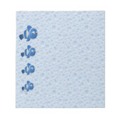 Fishy Blue Notepads Notizblock (Vorderseite)