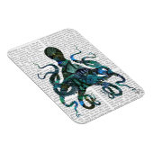 Fishy Blue Octopus Magnet (Rechte Seite)