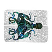 Fishy Blue Octopus Magnet (Horizontal)