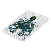 Fishy Blue Octopus Magnet (Linke Seite)