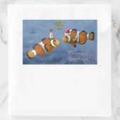 Fishy Christmas Sticker (Tasche)