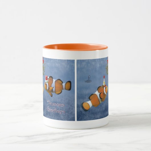 Fishy Christmas Tasse (Zentrum)
