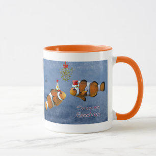 Fishy Christmas Tasse