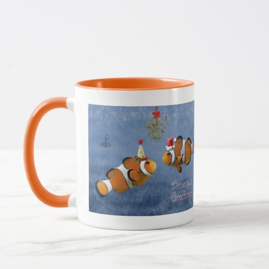 Fishy Christmas Tasse (Links)